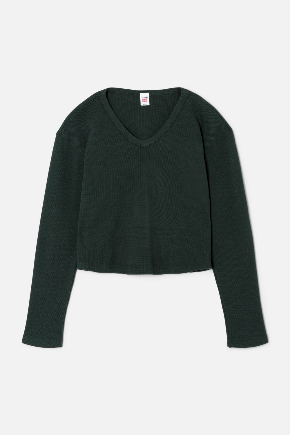 THERMAL VNECK BOXY TEE