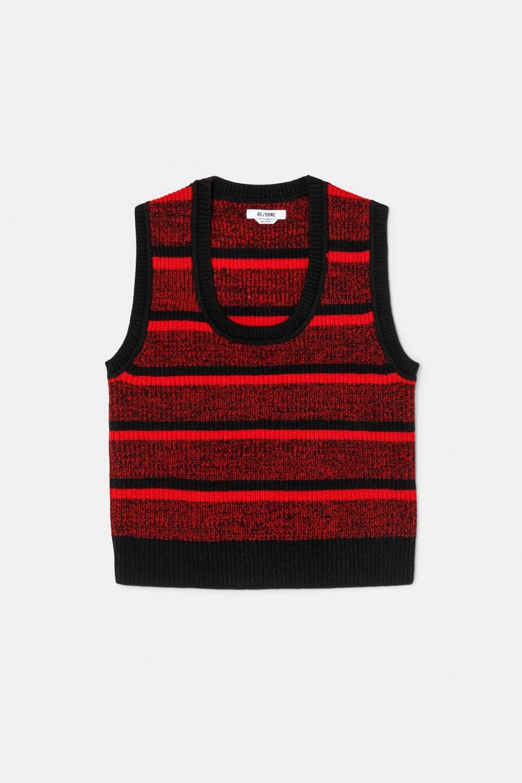 U NECK SWEATER VEST