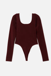 SCOOP NECK BODYSUIT