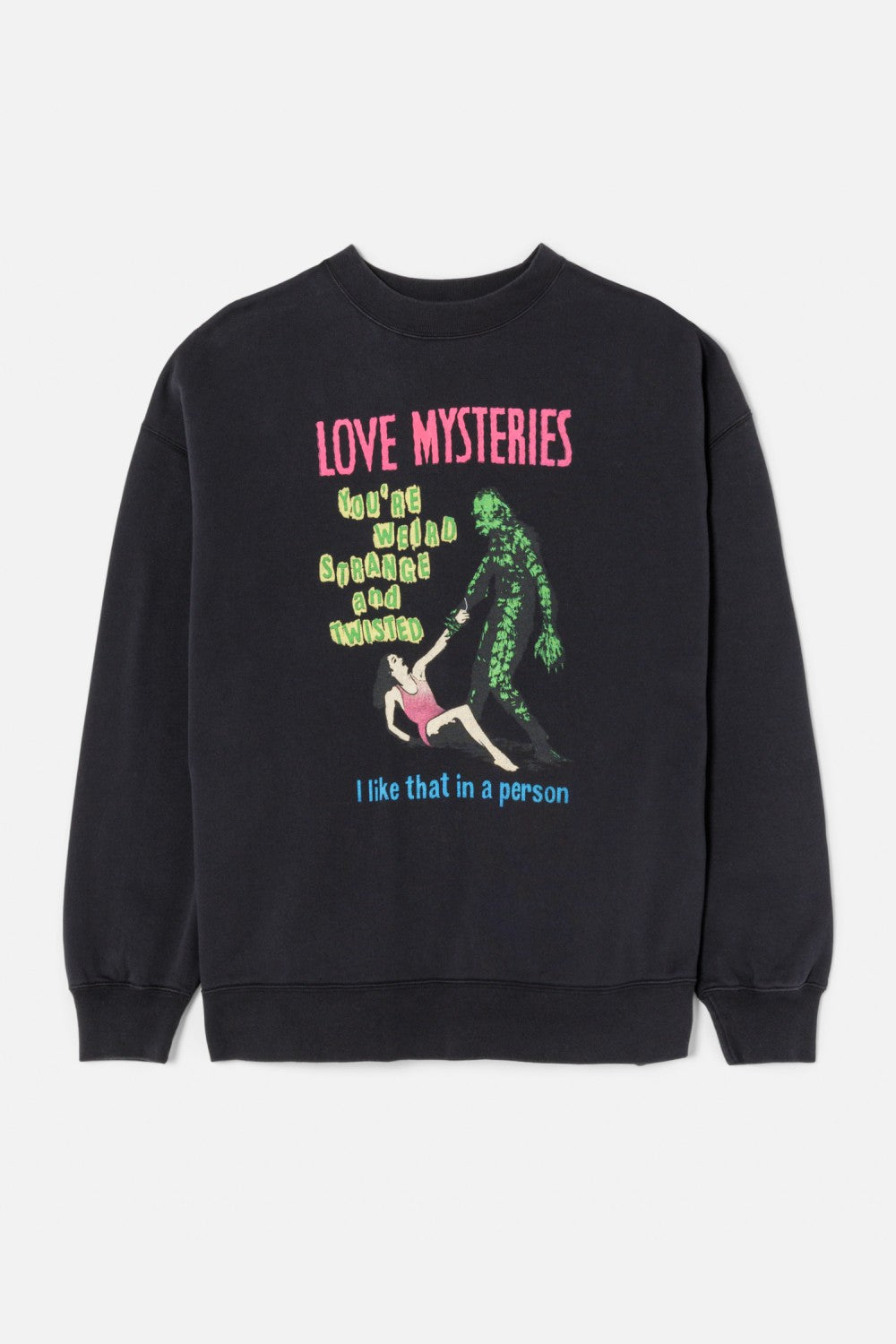OVERSIZED CREWNECK  LOVE MYSTERIES