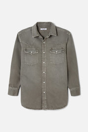 OVERSIZED TWILL SHIRT