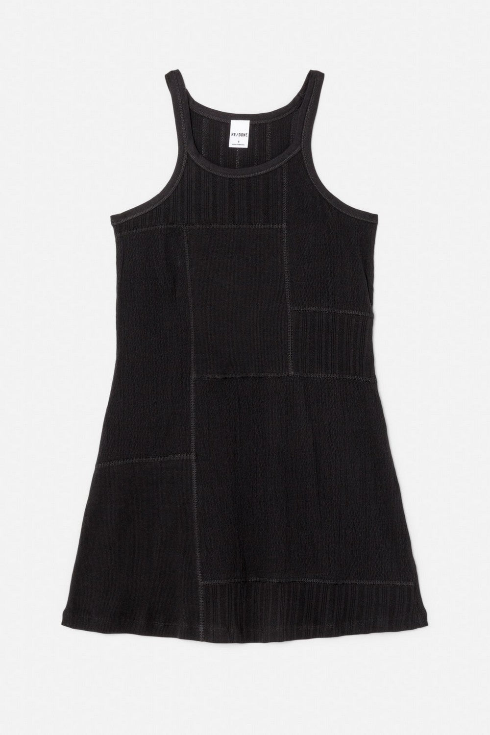 MIXED MEDIA TANK DRESS