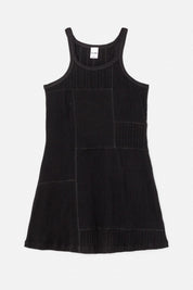 MIXED MEDIA TANK DRESS