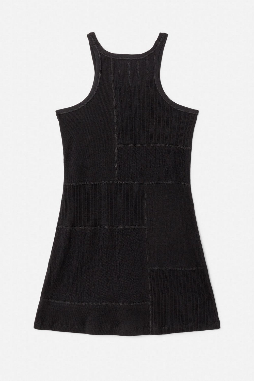 MIXED MEDIA TANK DRESS