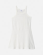 MIXED MEDIA TANK DRESS
