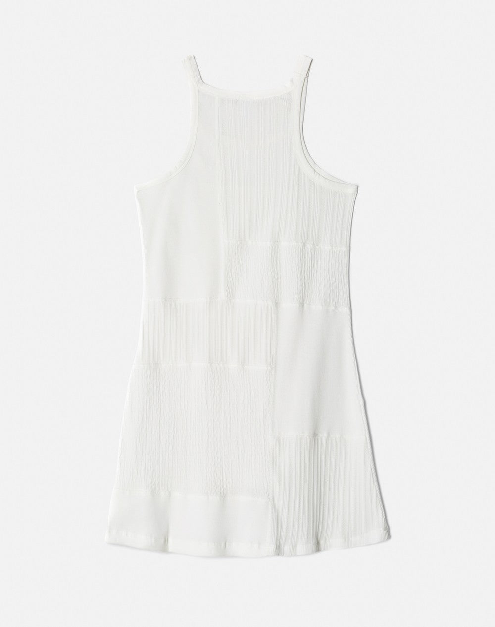 MIXED MEDIA TANK DRESS