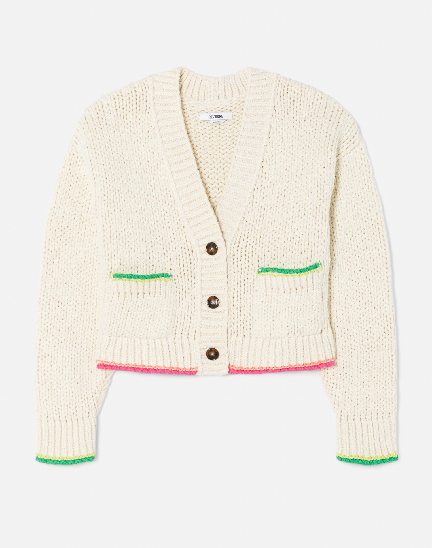 90S CROP CARDIGAN