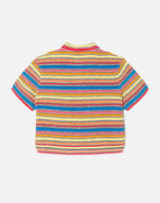SHORT SLEEVE POLO CARDIGAN