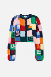 PATCHWORK CARDIGAN