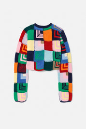 PATCHWORK CARDIGAN