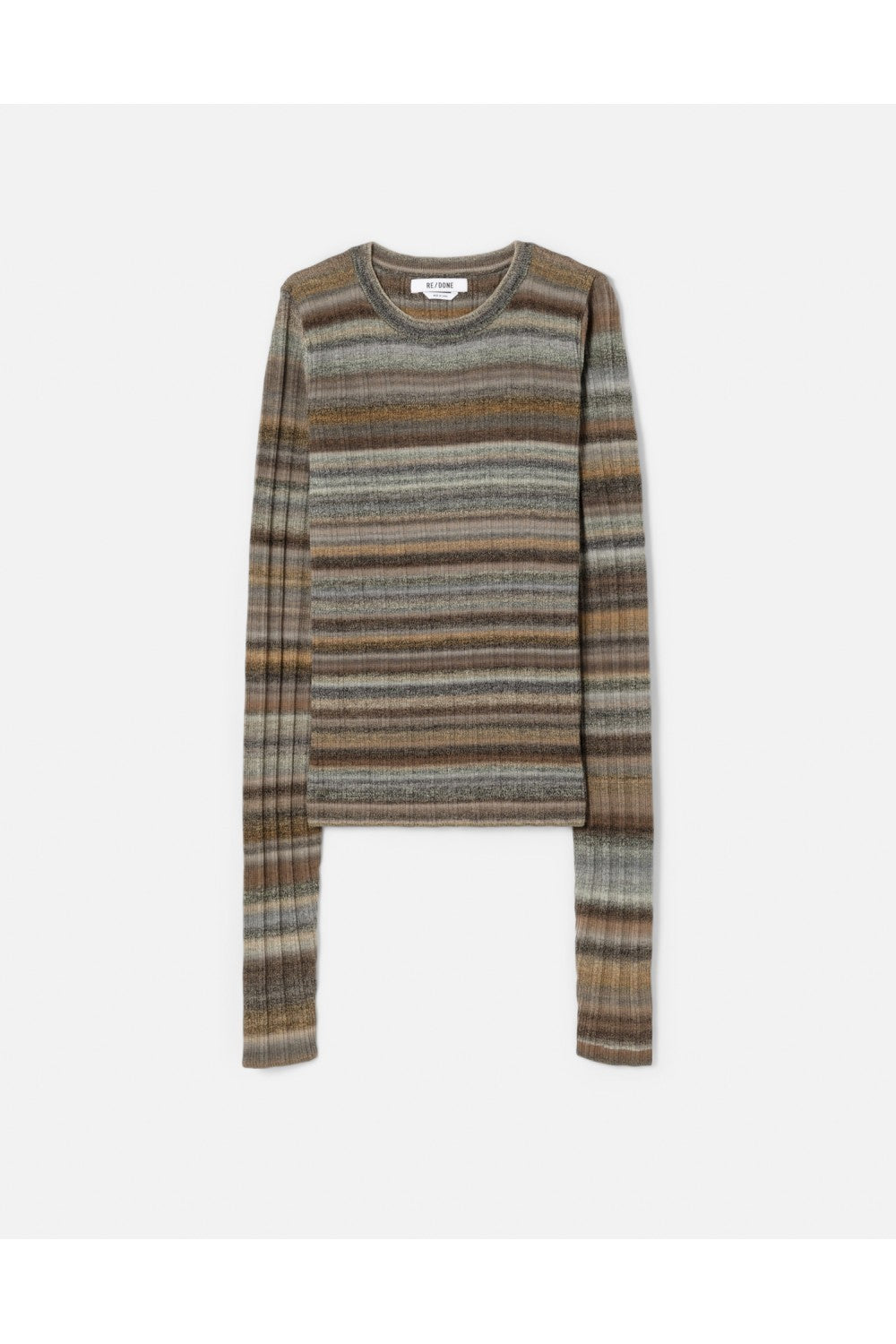 LONG SLEEVE RIB CREWNECK