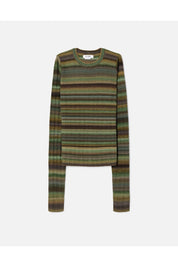 LONG SLEEVE RIB CREWNECK