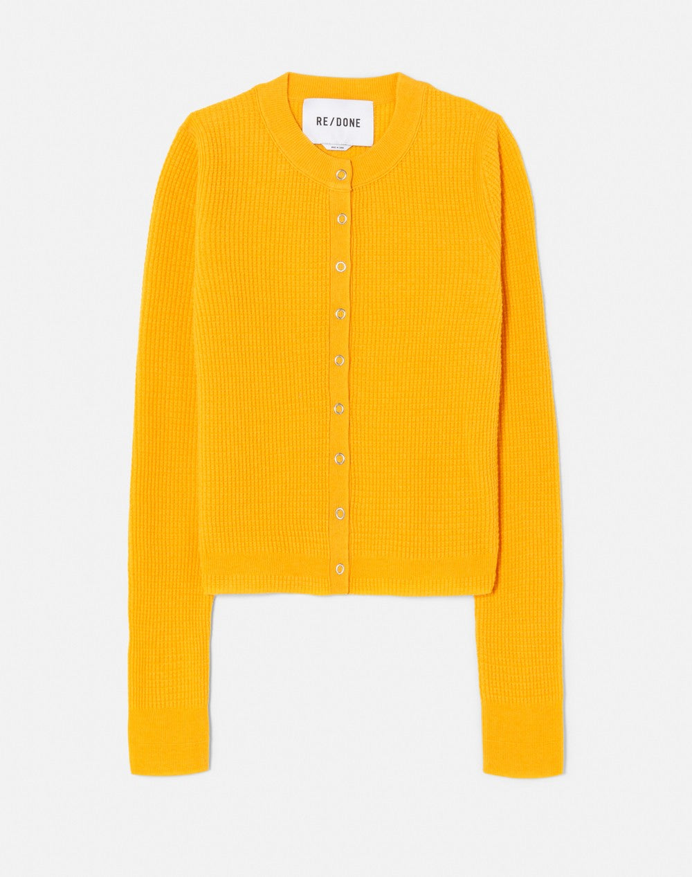WAFFLE SLIM CARDIGAN