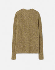 CHEVRON RIB CARDI