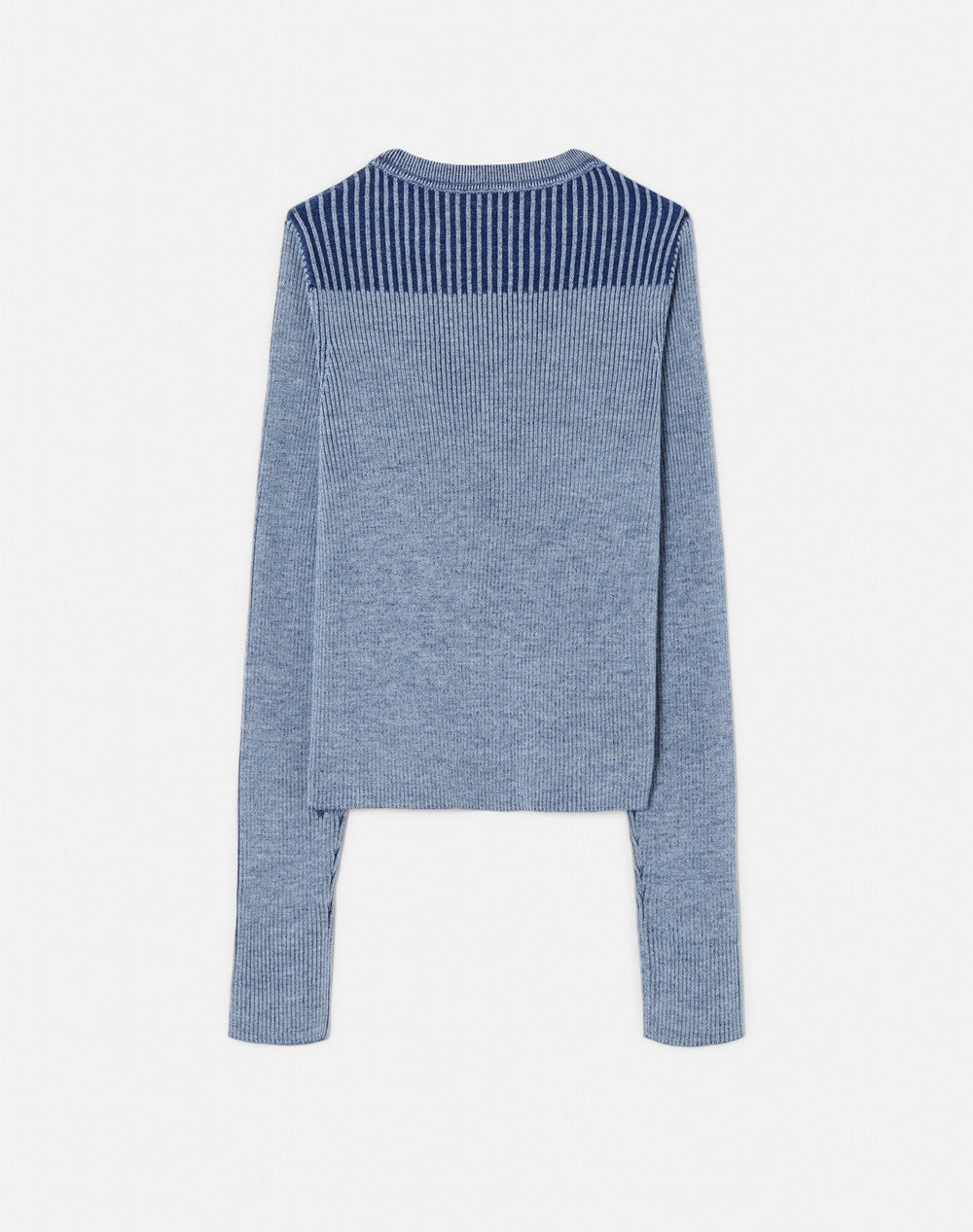 TONAL RIBBED CREWNECK
