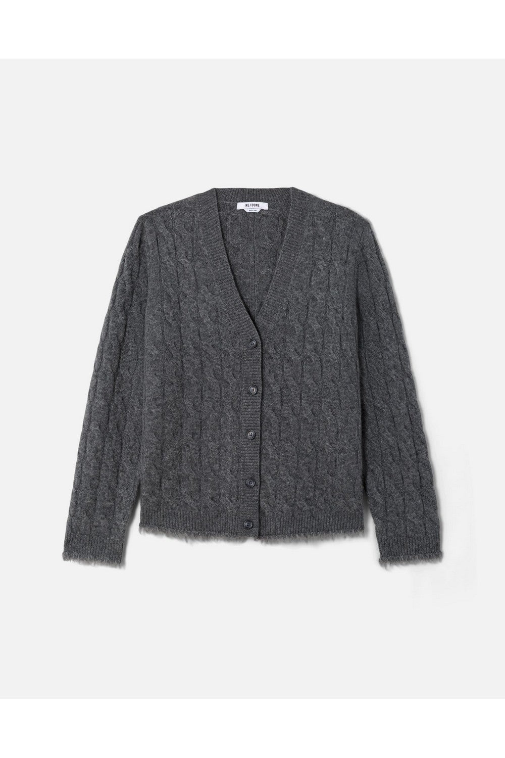 CABLE V NECK CARDI