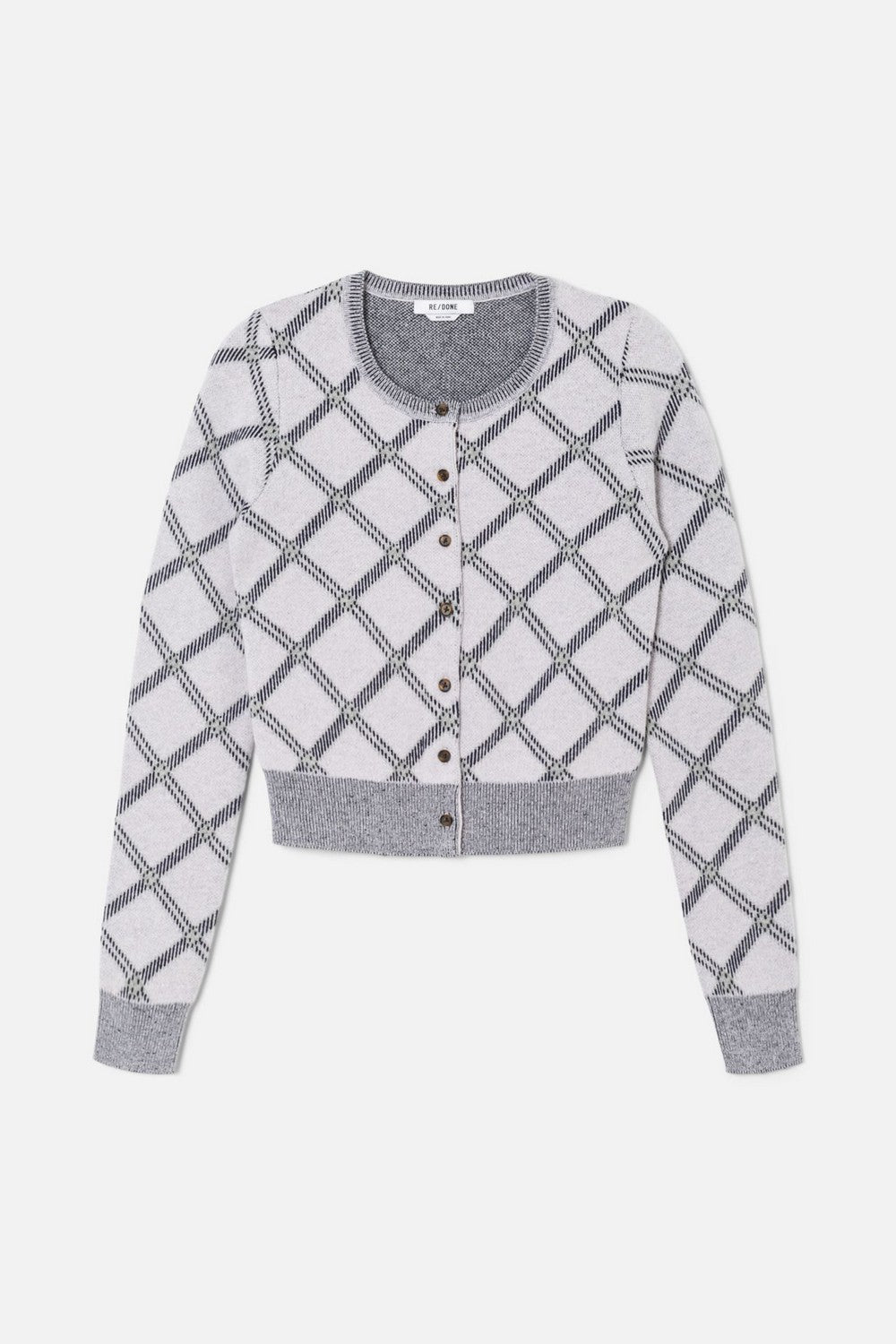 CROPPED CREWNECK CARDI