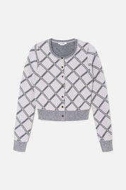 CROPPED CREWNECK CARDI