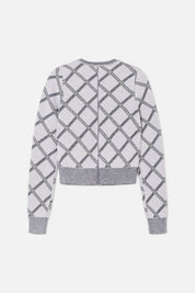 CROPPED CREWNECK CARDI