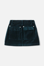 VELVET WORKWEAR SKIRT