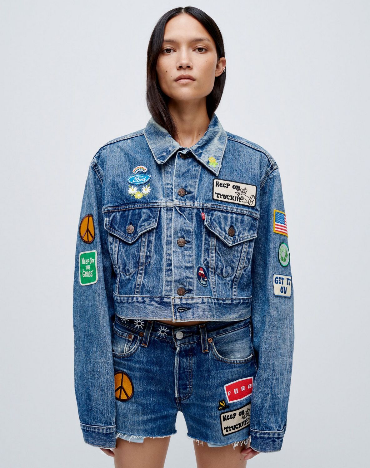 LEVIS OVERSIZED CROP JACKET