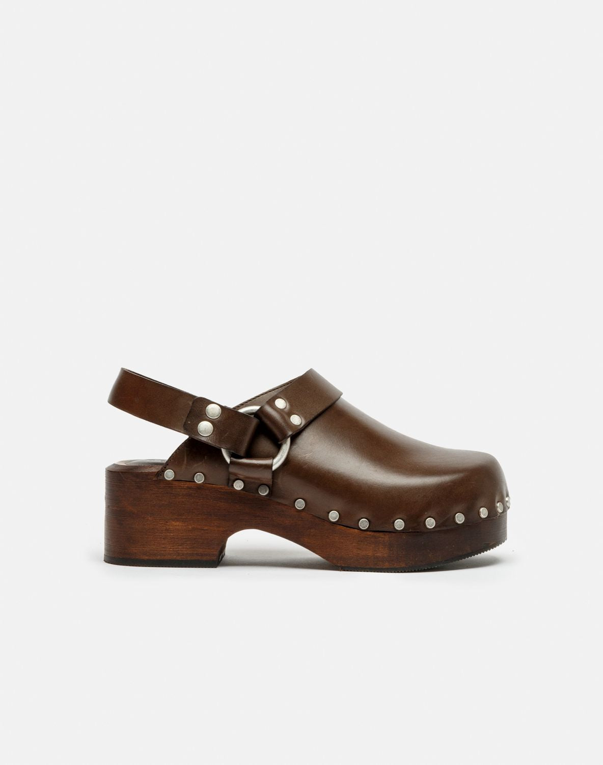 70S STUDDED SLINGBACK CLOG