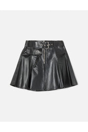 LEATHER MOTO SKIRT