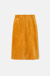 PANELED MIDI SKIRT
