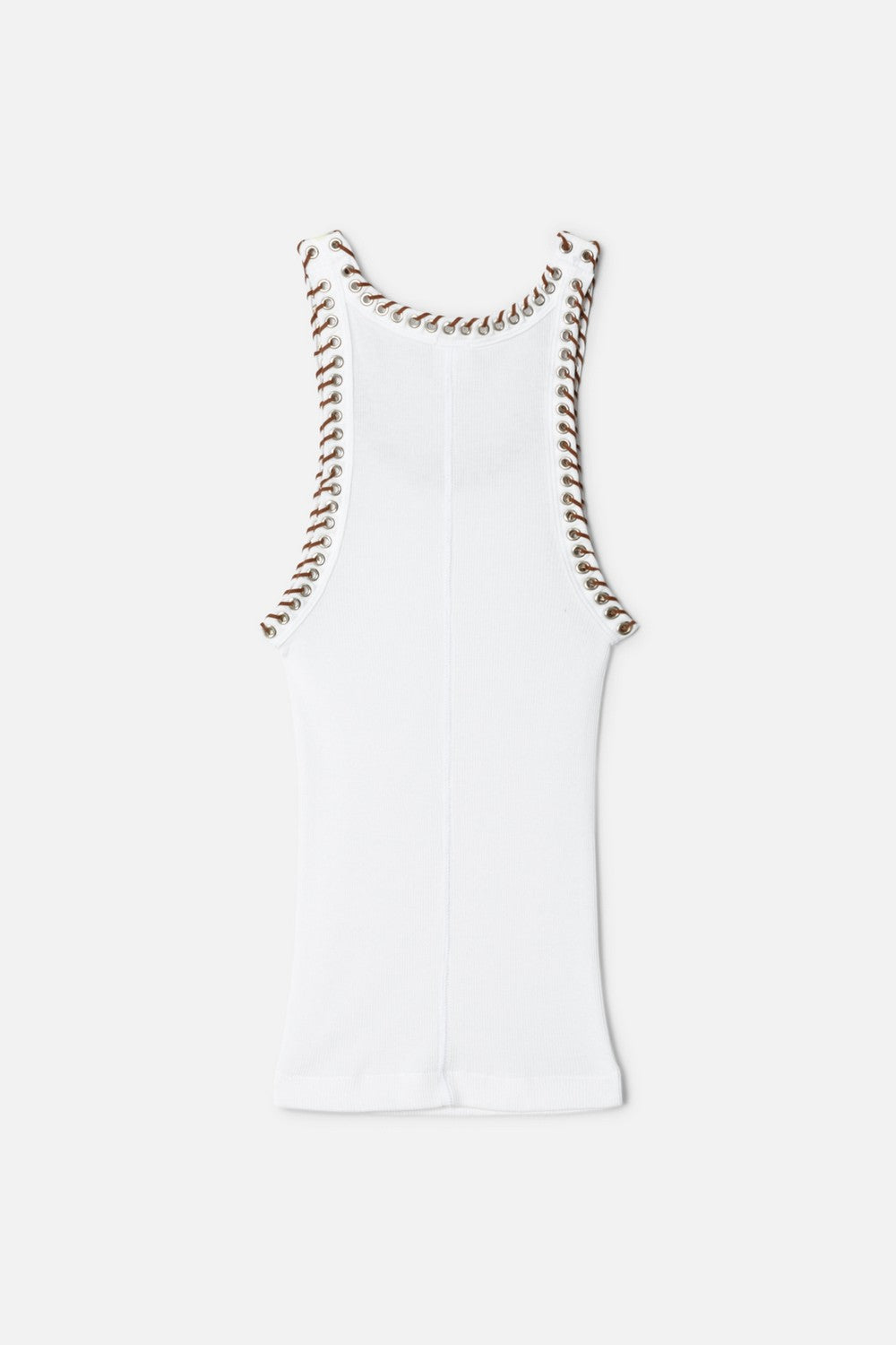 WHIPSTITCH RIBBED TANK
