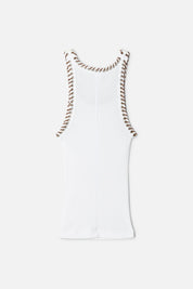 WHIPSTITCH RIBBED TANK