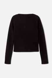 SCOOP NECK CARDIGAN