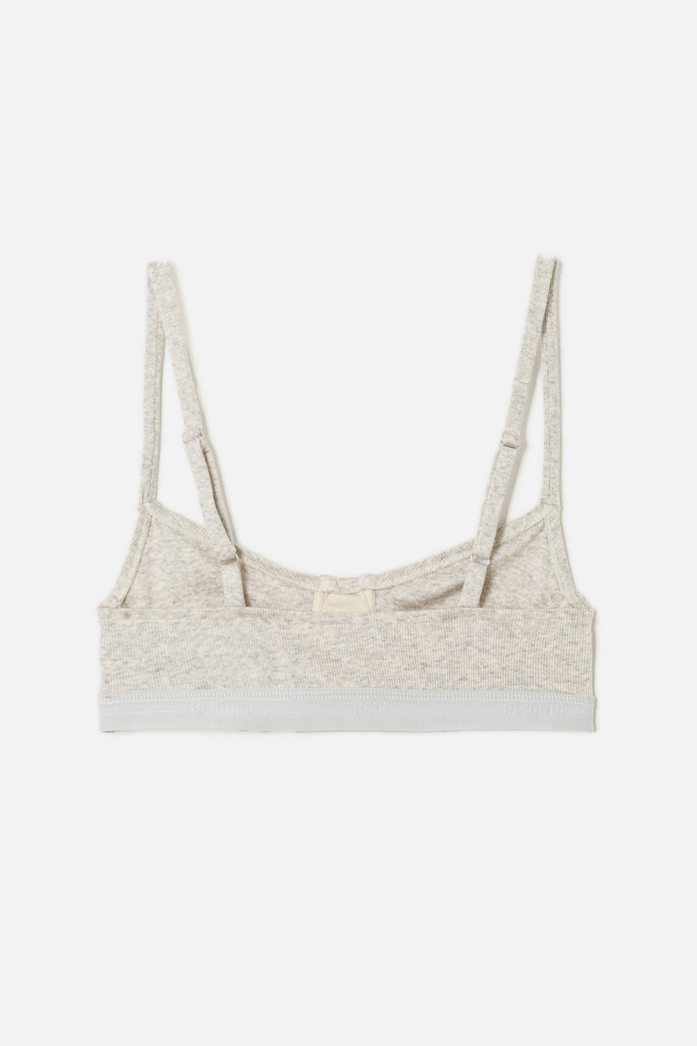 RIBBED BUSTIER BRA
