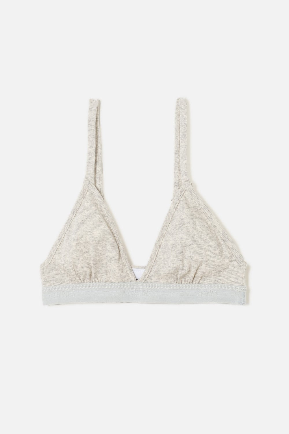 RIBBED TRIANGLE BRA