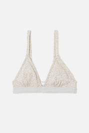 RIBBED TRIANGLE BRA