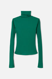 RIBBED TURTLENECK