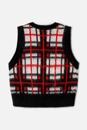 TARTAN VNECK VEST