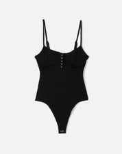 RIBBED BUSTIER BODYSUIT