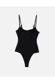 RIBBED BUSTIER BODYSUIT