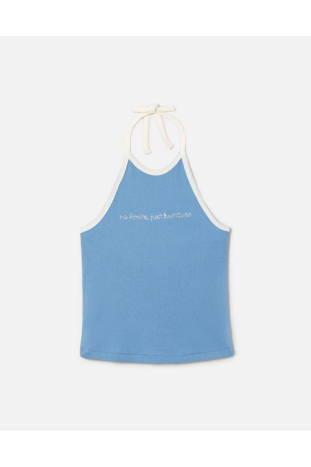 HALTER TANK NO LIMITS RHINESTONE