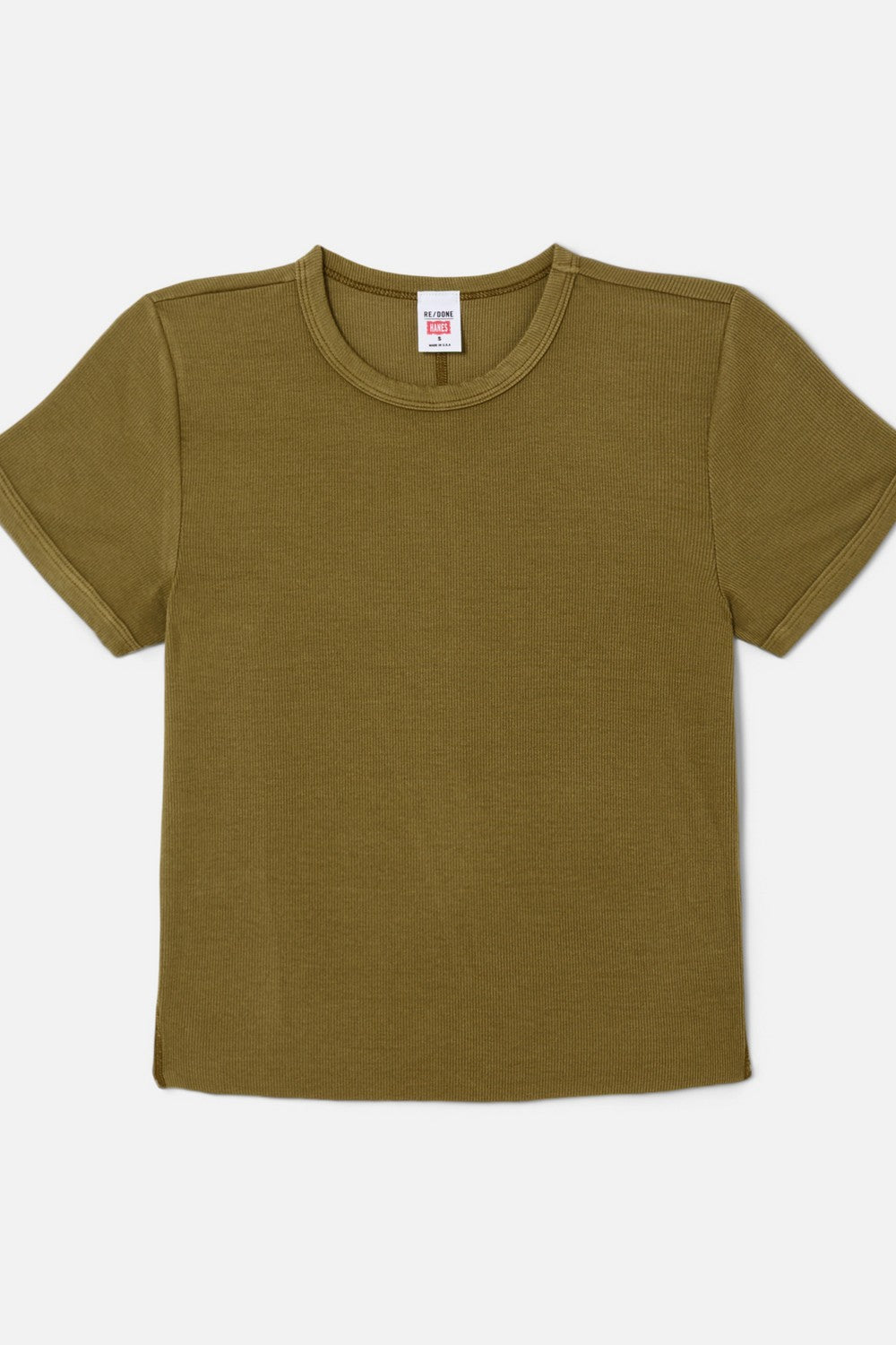 90S RIBBED CAP SLEEVE TEE