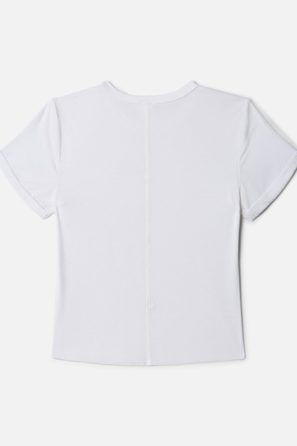90S RIBBED CAP SLEEVE TEE