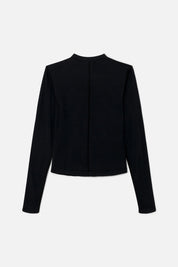 LONG SLEEVE RIBBED HENLEY