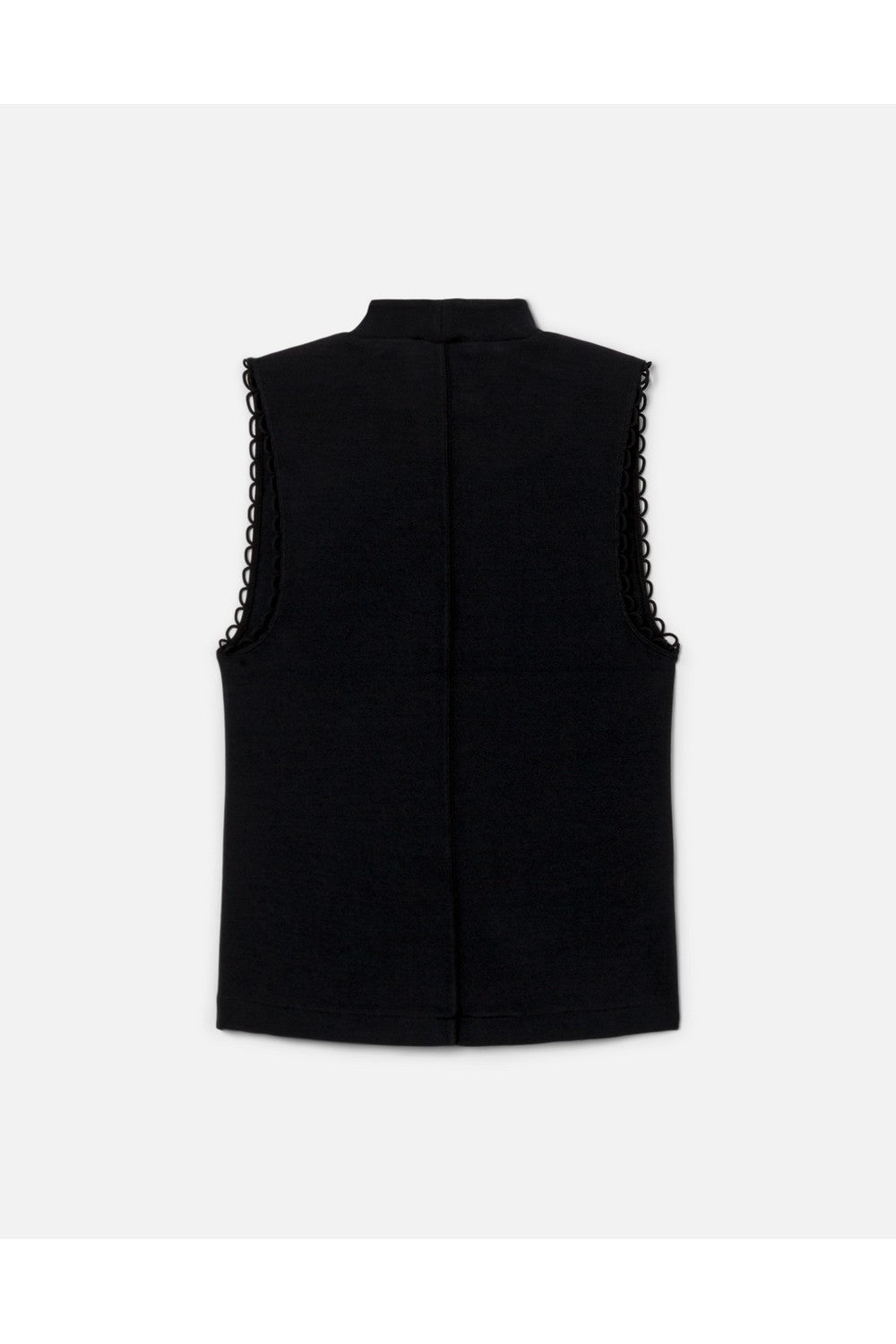 MOCK NECK SCALLOP TANK