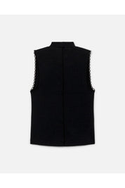 MOCK NECK SCALLOP TANK