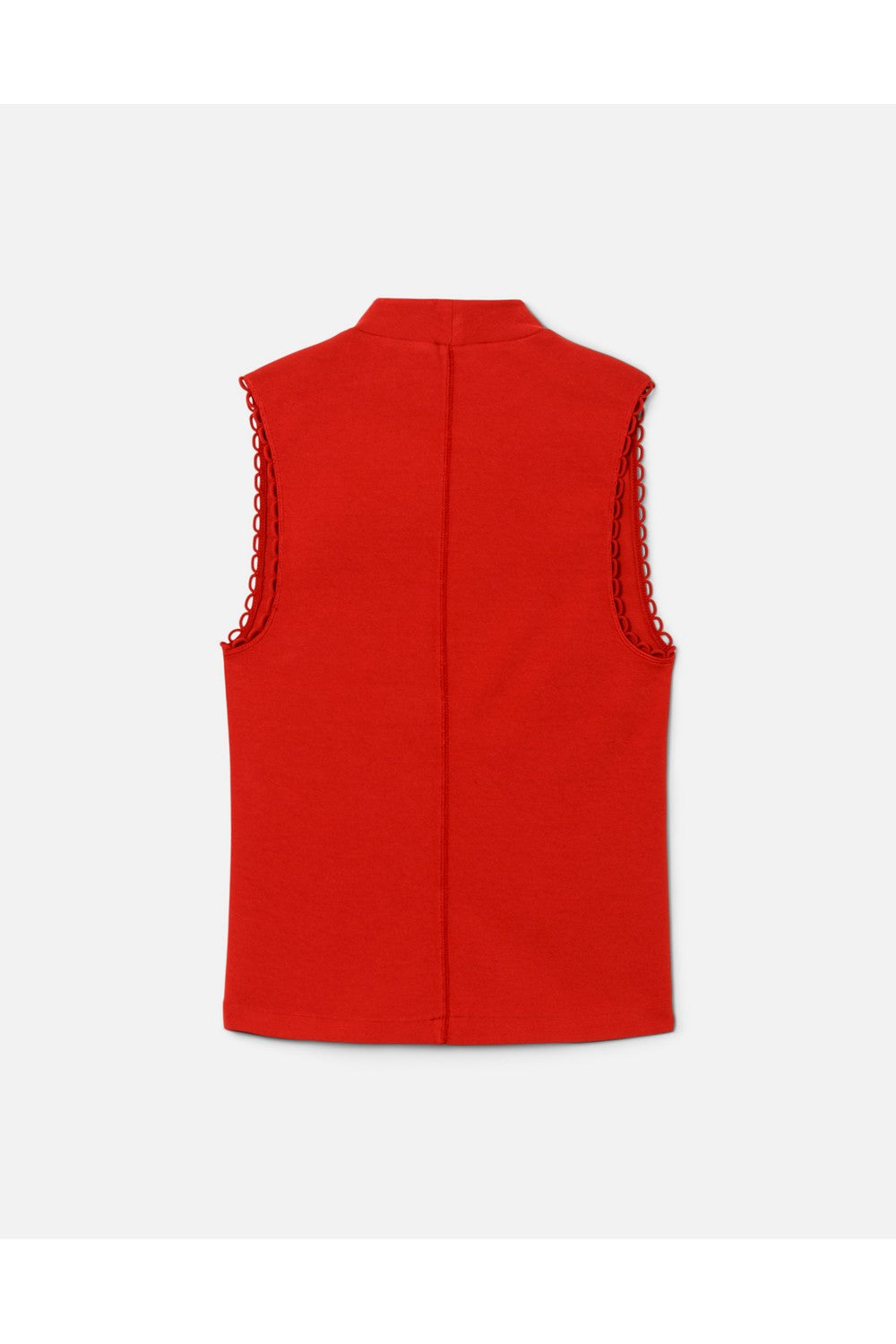 MOCK NECK SCALLOP TANK