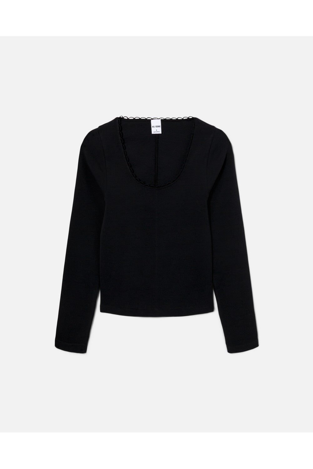 SCALLOP SCOOP LONG SLEEVE