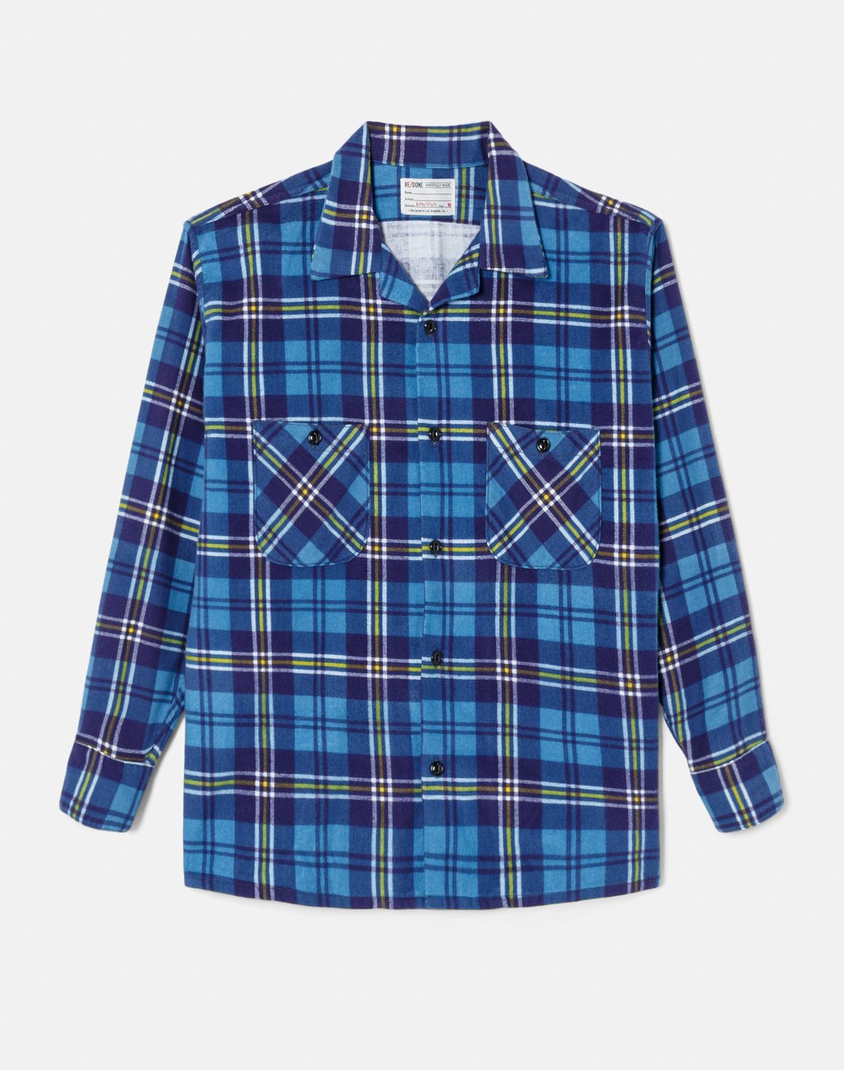50S PLAID STRAIGHT BOTTOM SHIRT