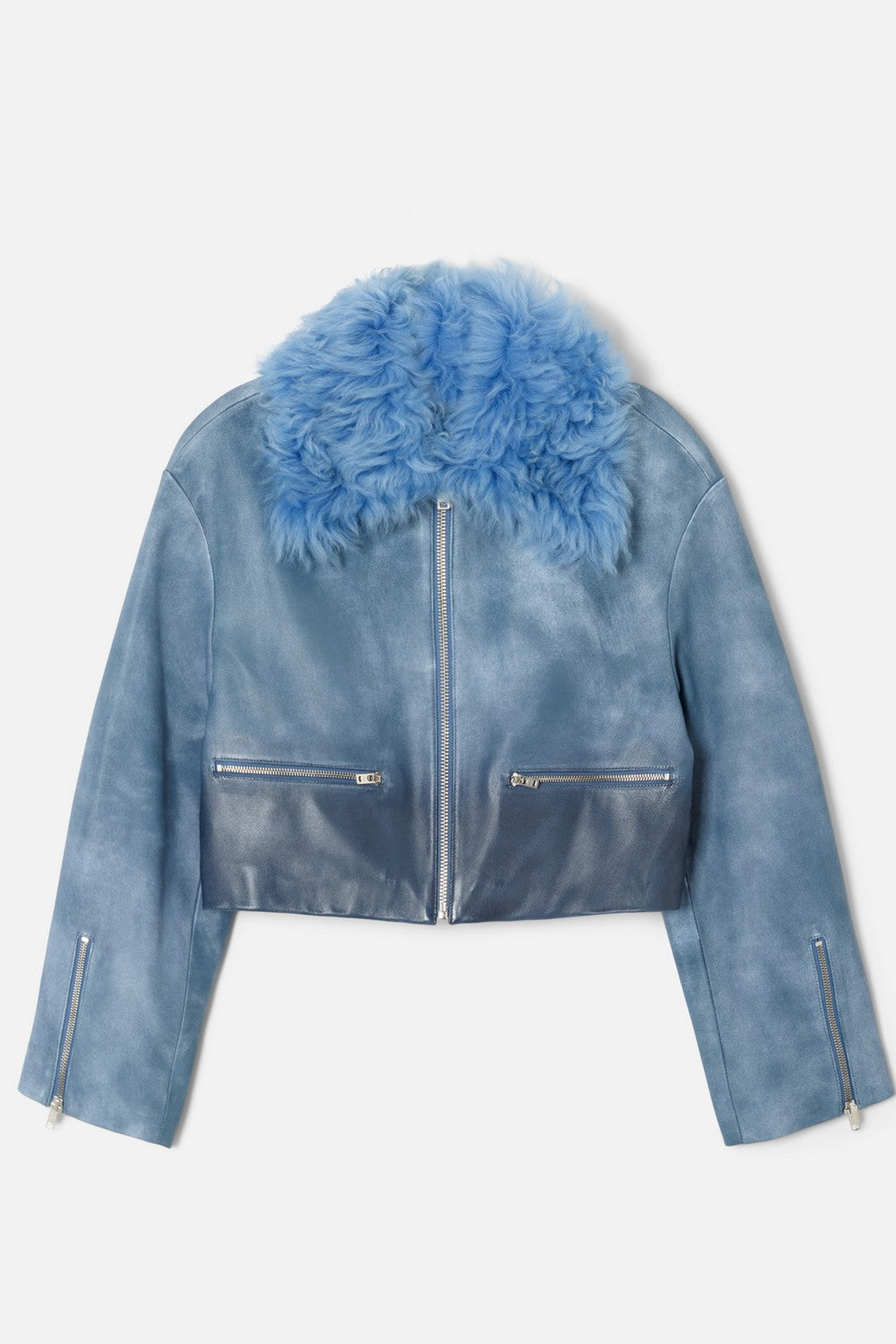 DISTRESSED AVIATOR SHEARLING
