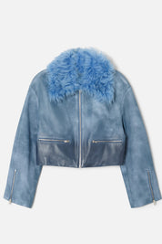 DISTRESSED AVIATOR SHEARLING