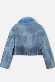DISTRESSED AVIATOR SHEARLING